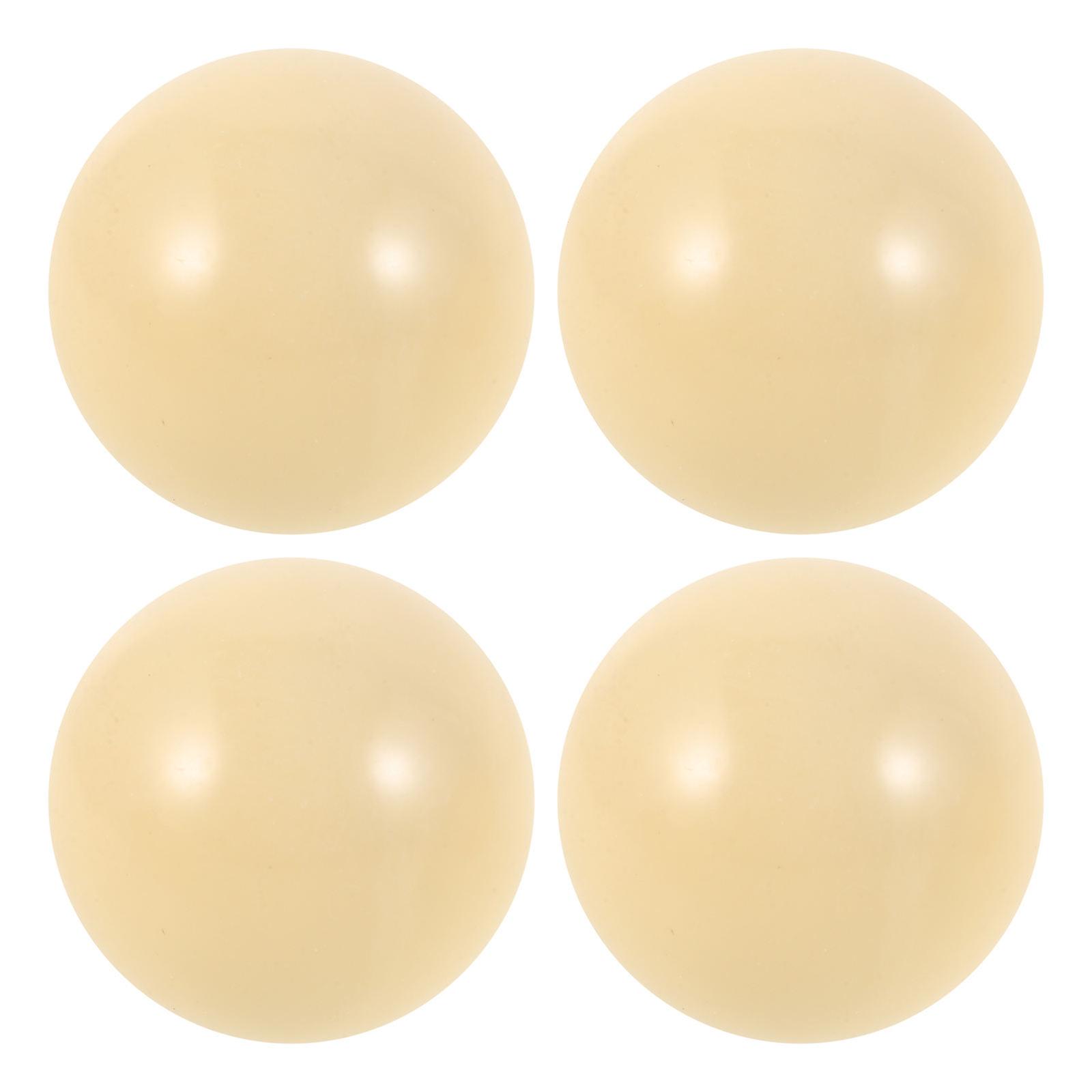 Billiard Cue Ball for Amateur Play Beginner Practice Resin Material 2-Inch 4Pcs