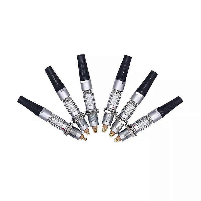 1Set 0B Connector 2 3 4 5 6 7 9 Pin FGG Plug For Sound Device Metal Circular Plug Cable Connector EGG Socket