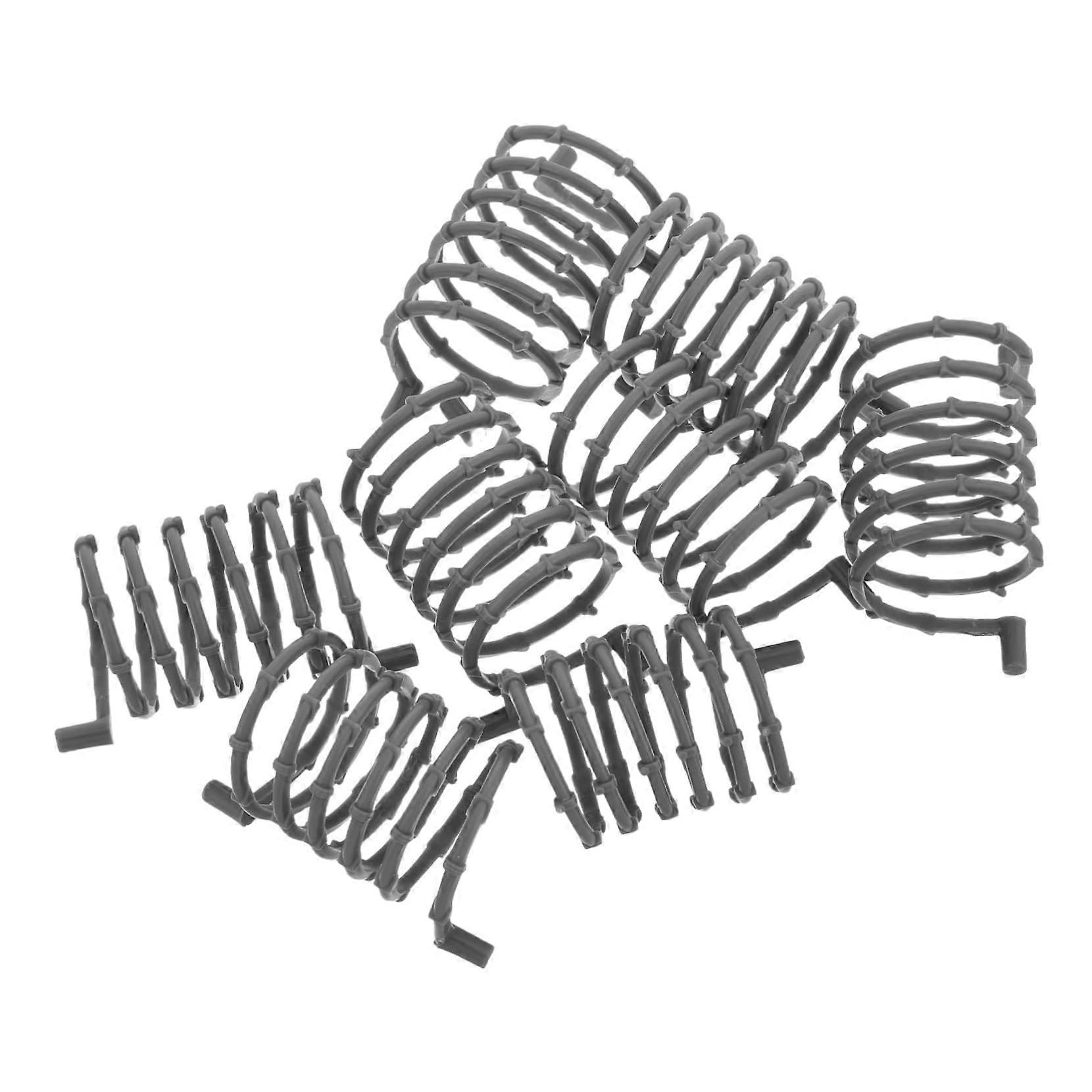 8Piece Military Fence Set Made of Elastic for Toy Figures, Quick Assembly