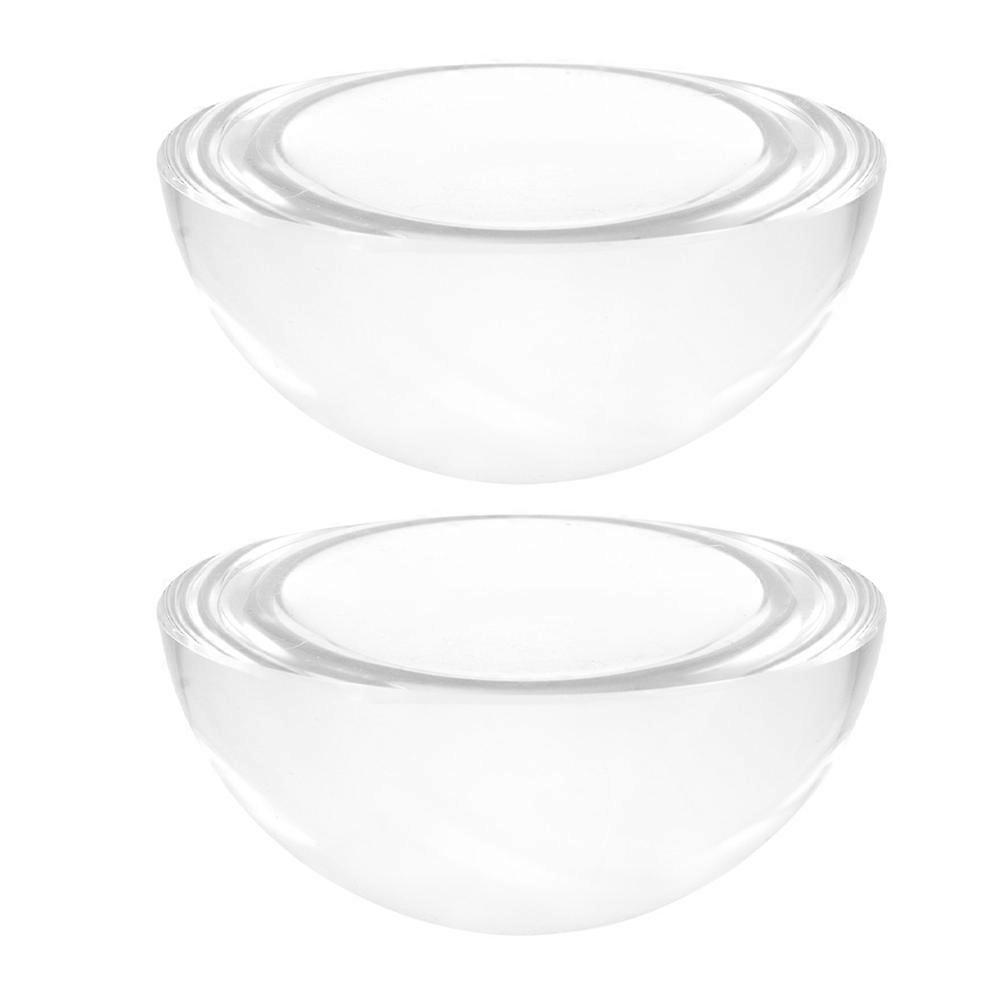 Clear Dome Paperweight Set Durable Transparent Desk Accessory for Calligraphy, Sewing, Painting, and Crafting Projects