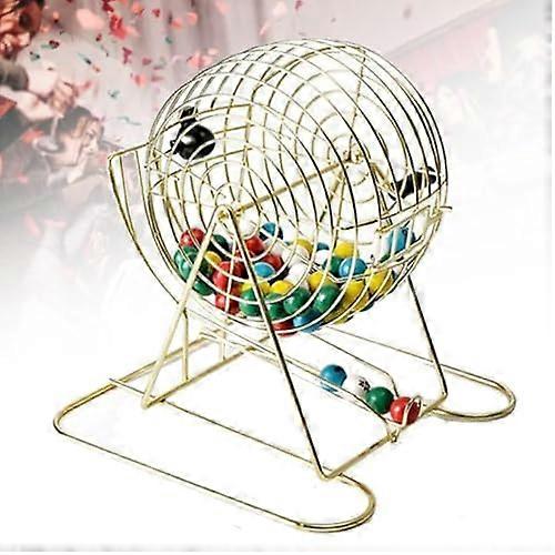 Manual Cage Set: Luxurious 50 cm Lottery Machine for Home Office and Community Events – Easy to Use