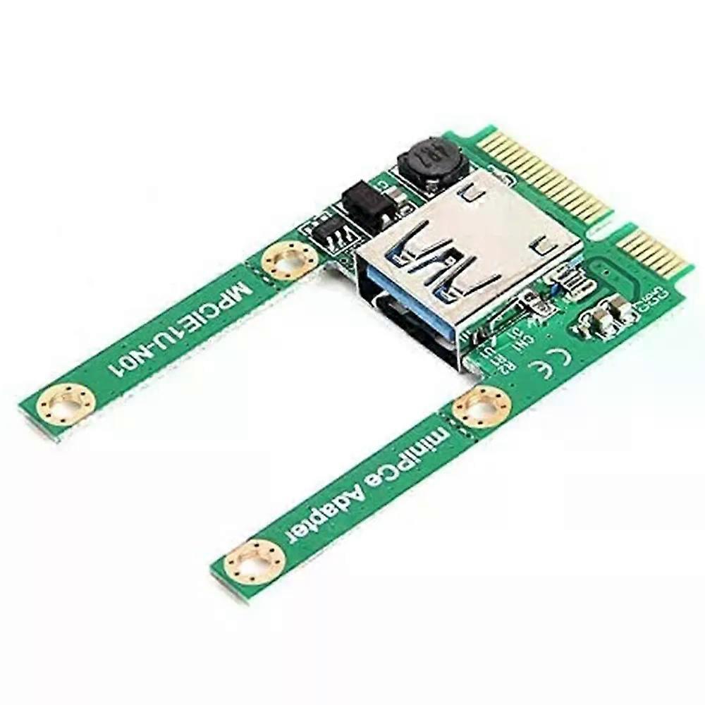 CACI Mini PCI-E to USB30 Adapter Card PCIe to USB 30 Adapter Suitable for Notebook Computers
