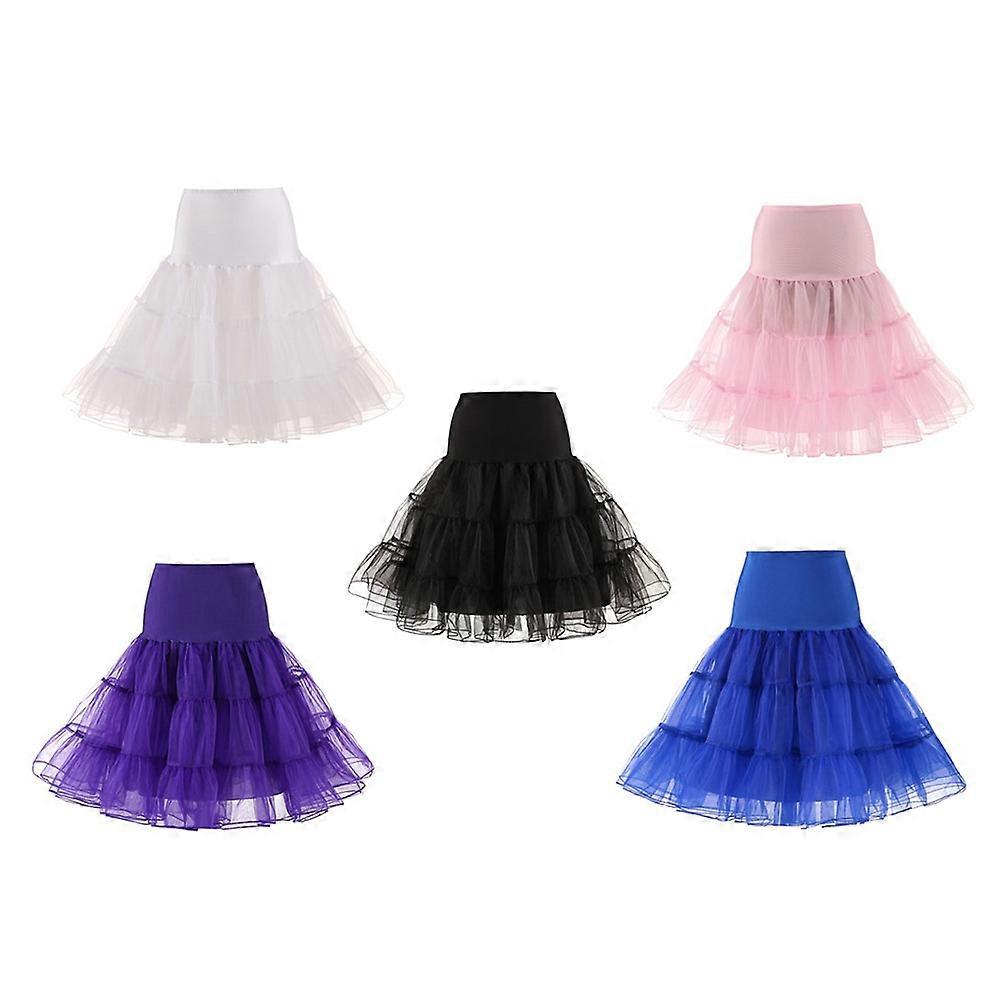 Light Pink Petticoat Hoopless Tutu Skirt for Women Dress Up Ballet Costumes Fluffy Effect Shape Support 1Pack