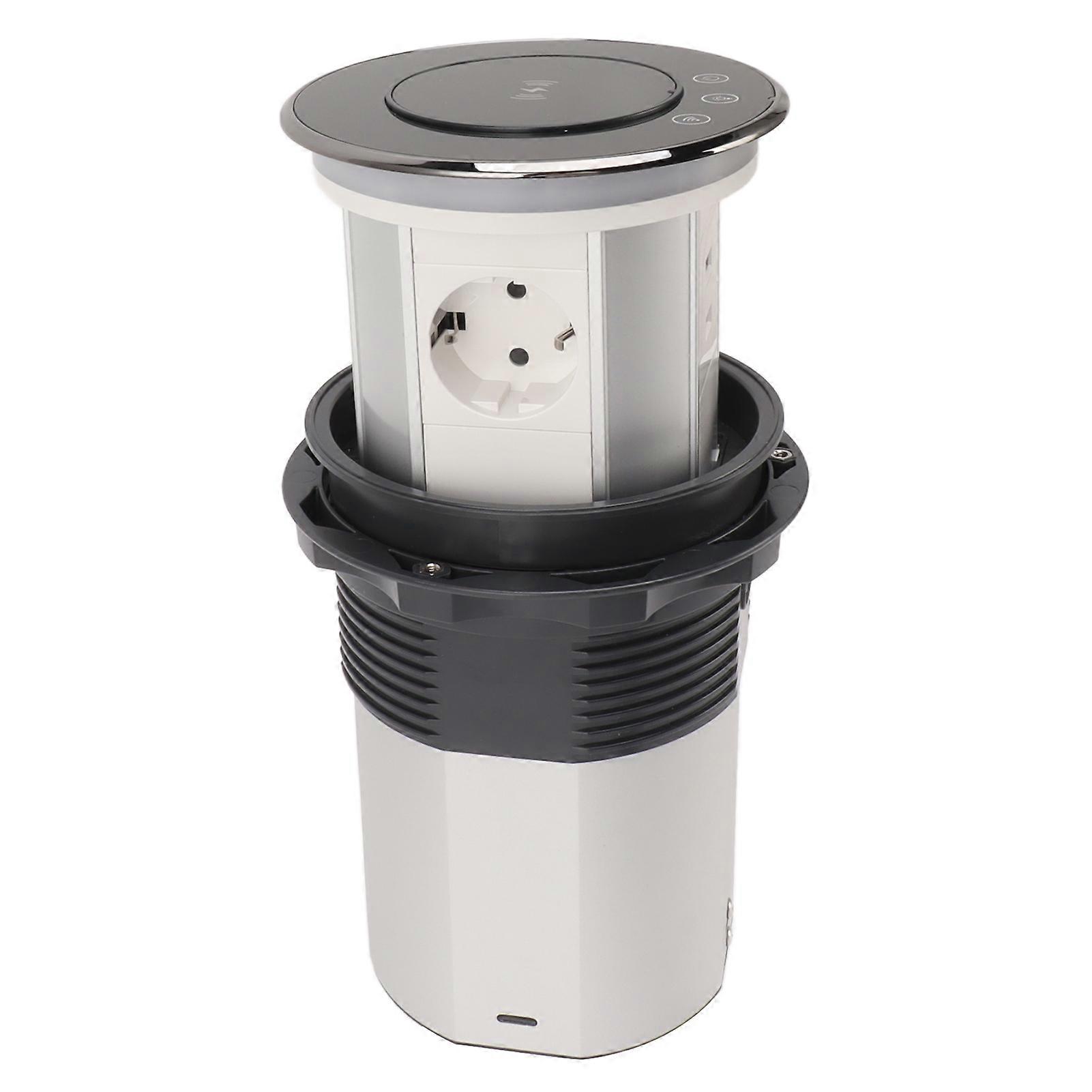 Intelligent Retractable Lifting Socket 3 Sockets 2 USB 189x150mm