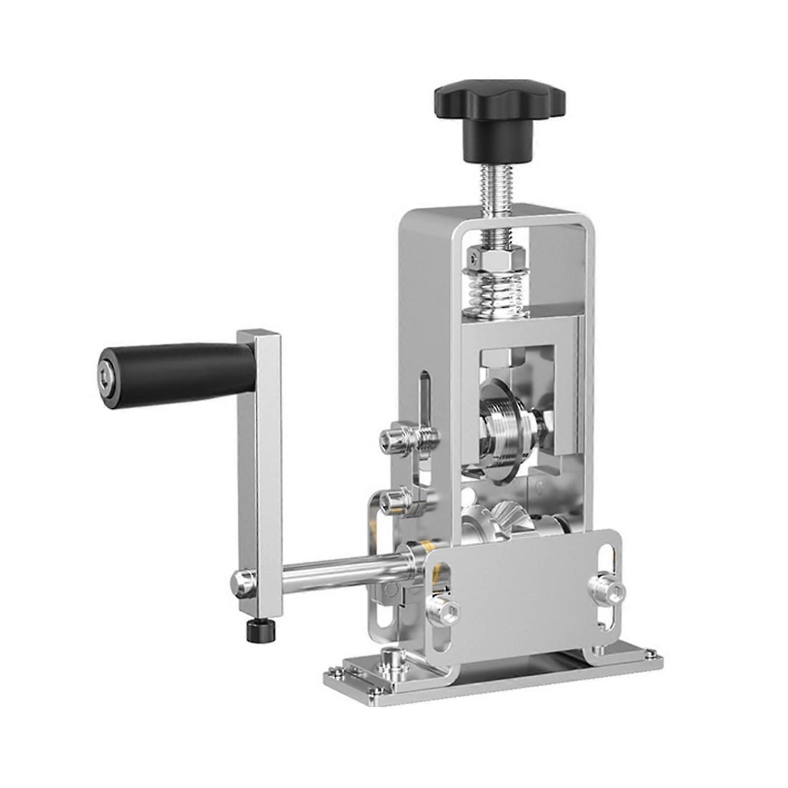 Manual Wire Stripper Tool 125mm Cable Peeling Machine Hand Crank (Iron)