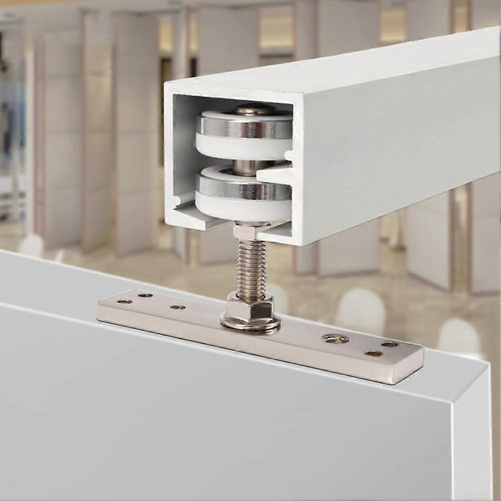 Folding Door Pulley Mechanism For Heavy-Duty Use Balanced Weight Distribution Up To 60 Kg Top Door Track