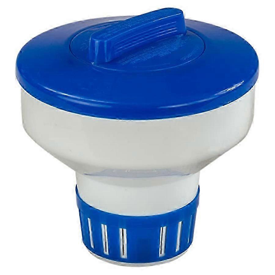 8-Inch Pool Chlorine & Bromine Dispenser Floater - Efficient Floating Chemical Feeder for Pool Maintenance