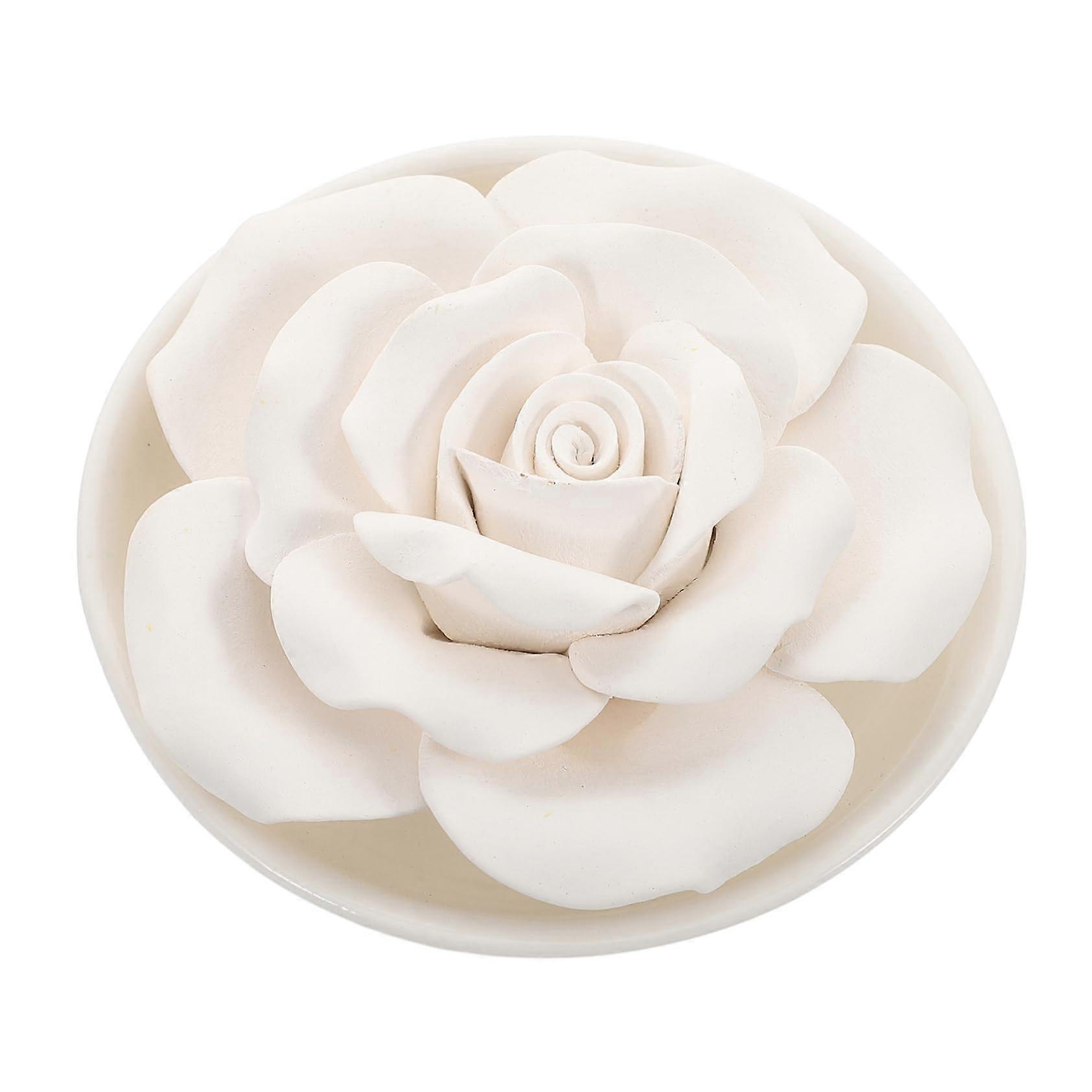Diffuser Portable Atomiser for Essential Oils White Plaster Home Fragrance Machine with Adjustable Mist Settings