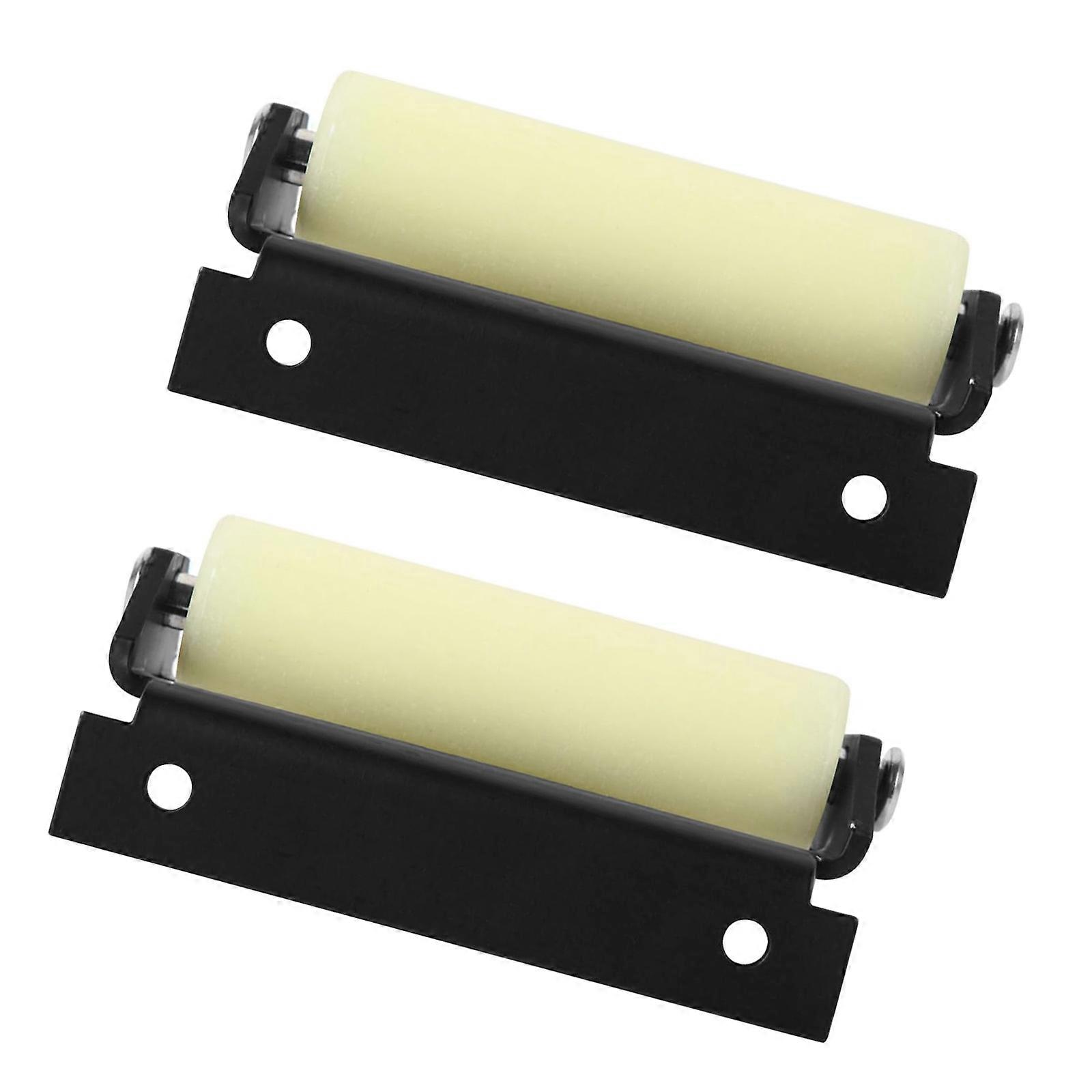 2pcs Trailer Slide Out Roller Solid Steel Plate 276288 Replacement Smooth Slide Movement Simple Installation for Trailer Multicolor