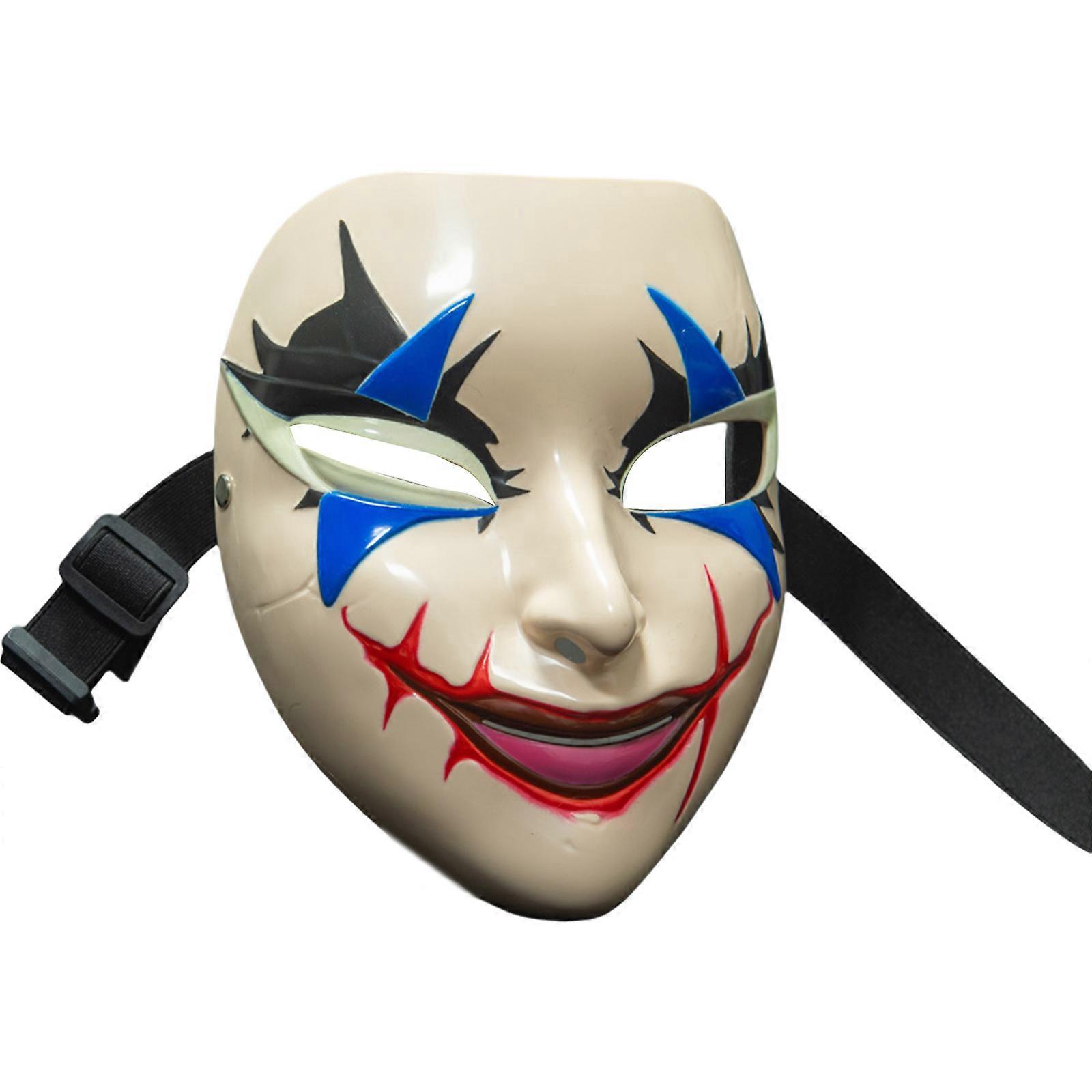 Maska Tanjiro Kamado Anime maska ​​Párty maska ​​Maškarní maska ​​Cosplay maska ​​pro karnevaly Halloween Oblečení Kostýmní rekvizity Vícebarevná