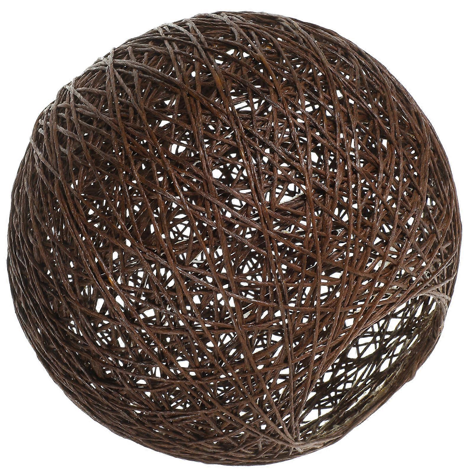 Couverture de plafonnier créative unique en rotin boule abat-jour 1 ensemble abat-jour