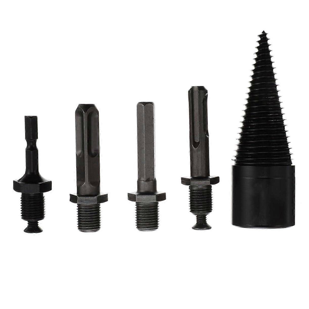 1 Set Wood Splitting Drill Bit with Precision Wood Splitting Bits for Efficient Wood Splitting