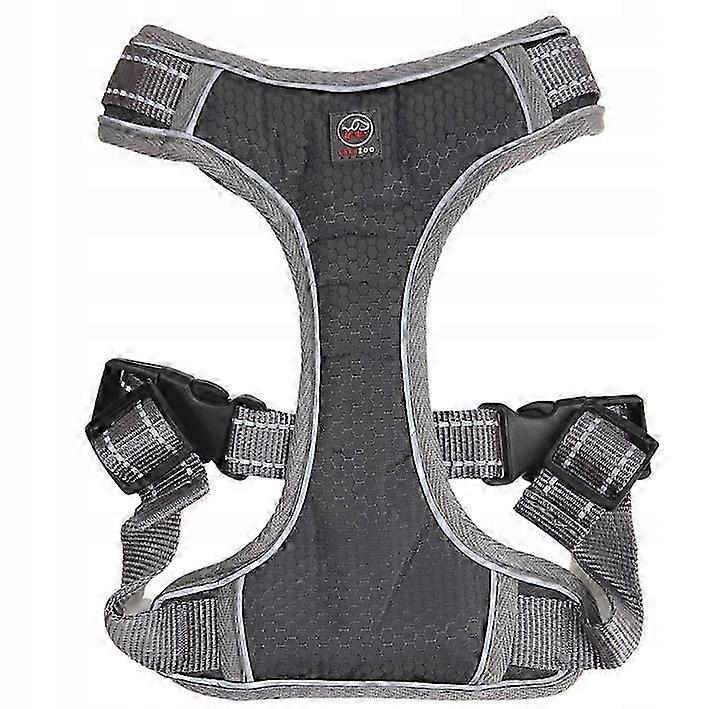 Guard Pressure-free Dog Harness Solid Gray L