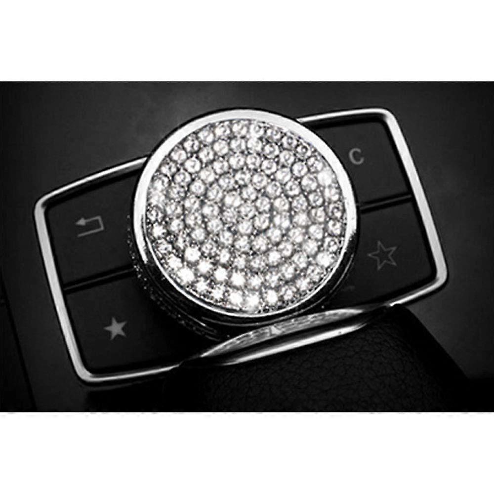 Bling Centre Console Multimedia Control Button Cover Trim For Mercedes-Benz A/B/C/E/S, GLA/CLA/GLK/ML/GLE/CLS Class