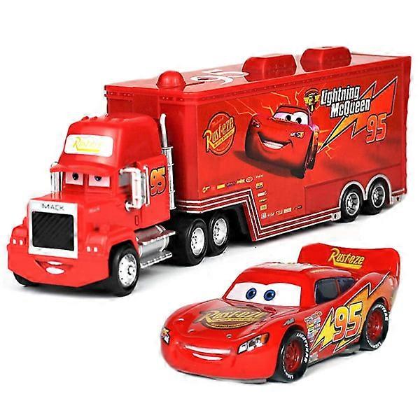 ライトニング・マックイーン、ジャクソン・ストーム、マック・アンクル・トラック、金属車、クリスマスプレゼント