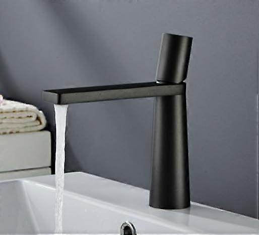 White Basin Faucet Bathroom Grey Hot and Cold Sink Basin Faucet Black Low Pagoda