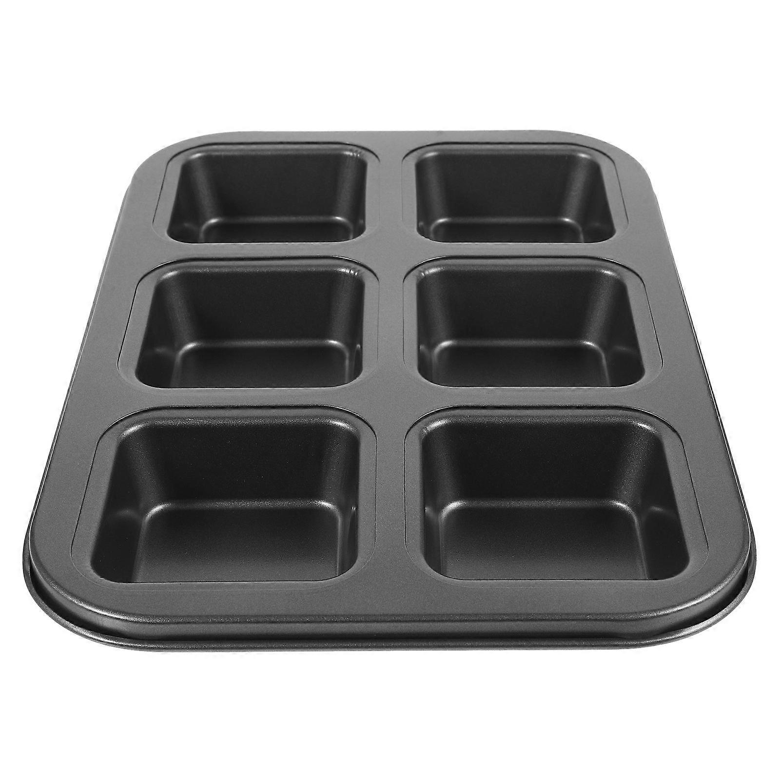 Nonstick Baking Pan Baking Tray Small Muffin Pan Non-Stick Coating Baking Tool Home Users 1Pack