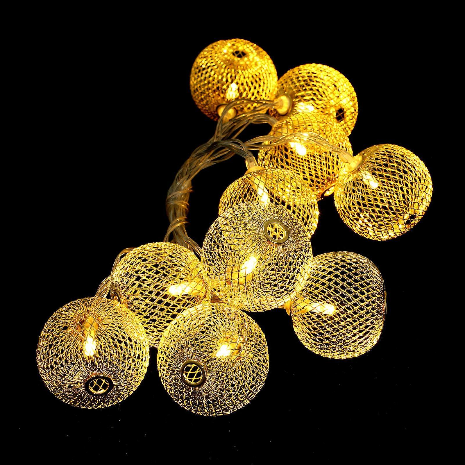 Mini Lanterns Decorative 1Pack Iron Craft Lantern Light For Christmas Occasions Featuring Golden Color With Decorative Lighting Effect