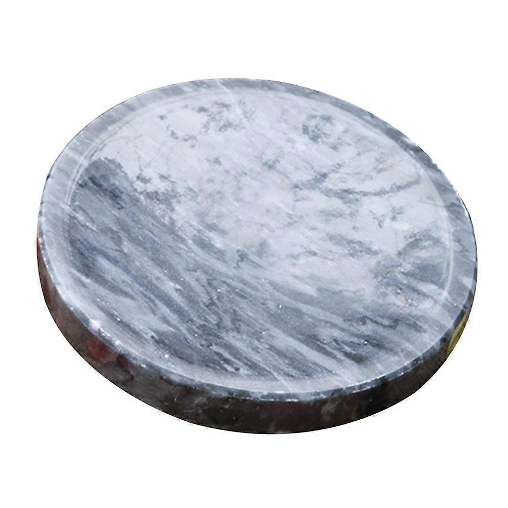 Dark Grey Marble Soap Holder for Home Keeps Soap Dry and Clean Perfect for Bathroom and Kitchen 4.5 x 3.2 Inches