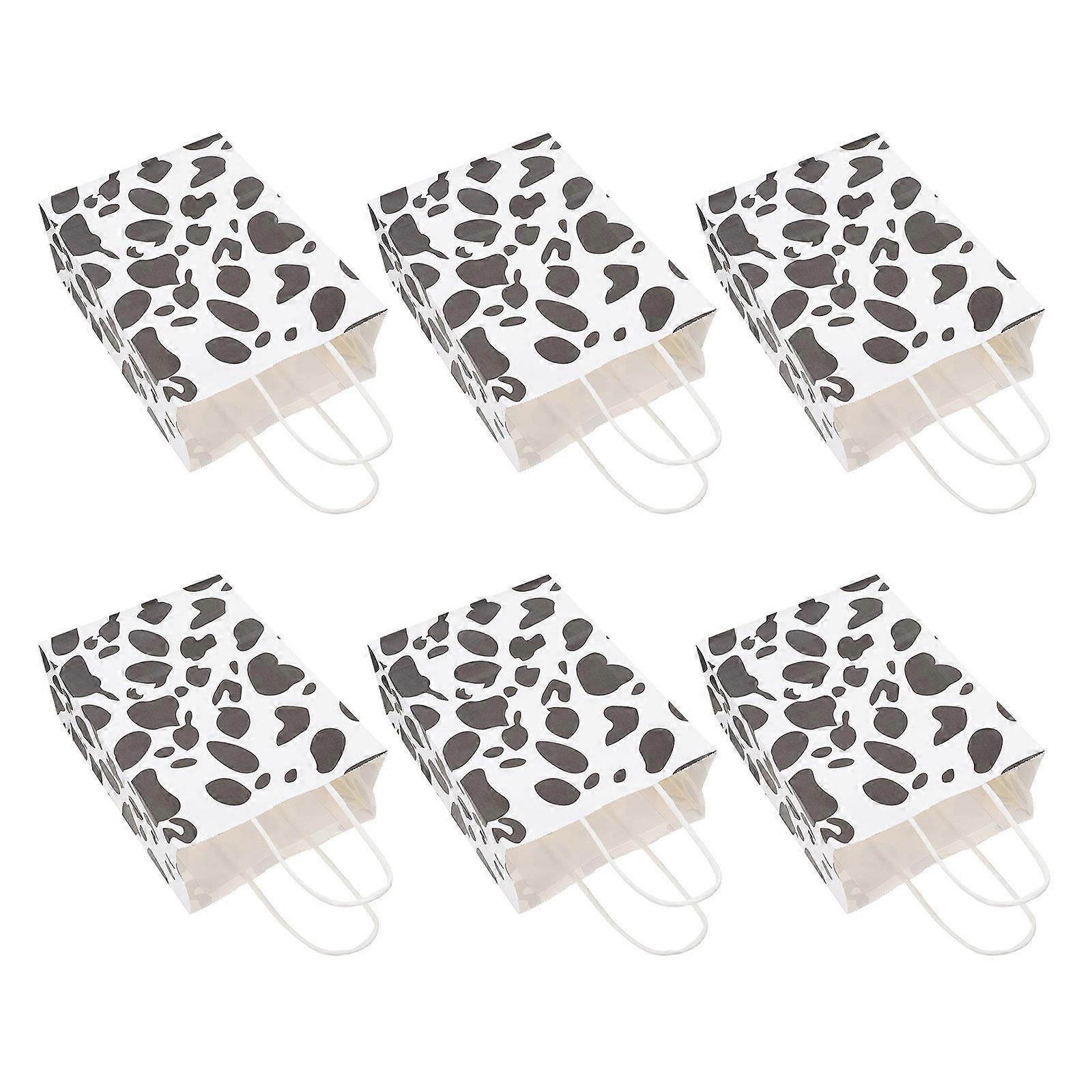 Animal Party Favor Bag Rectangular Paper Pouches Multipurpose Foldable Design General Users 12Pcs