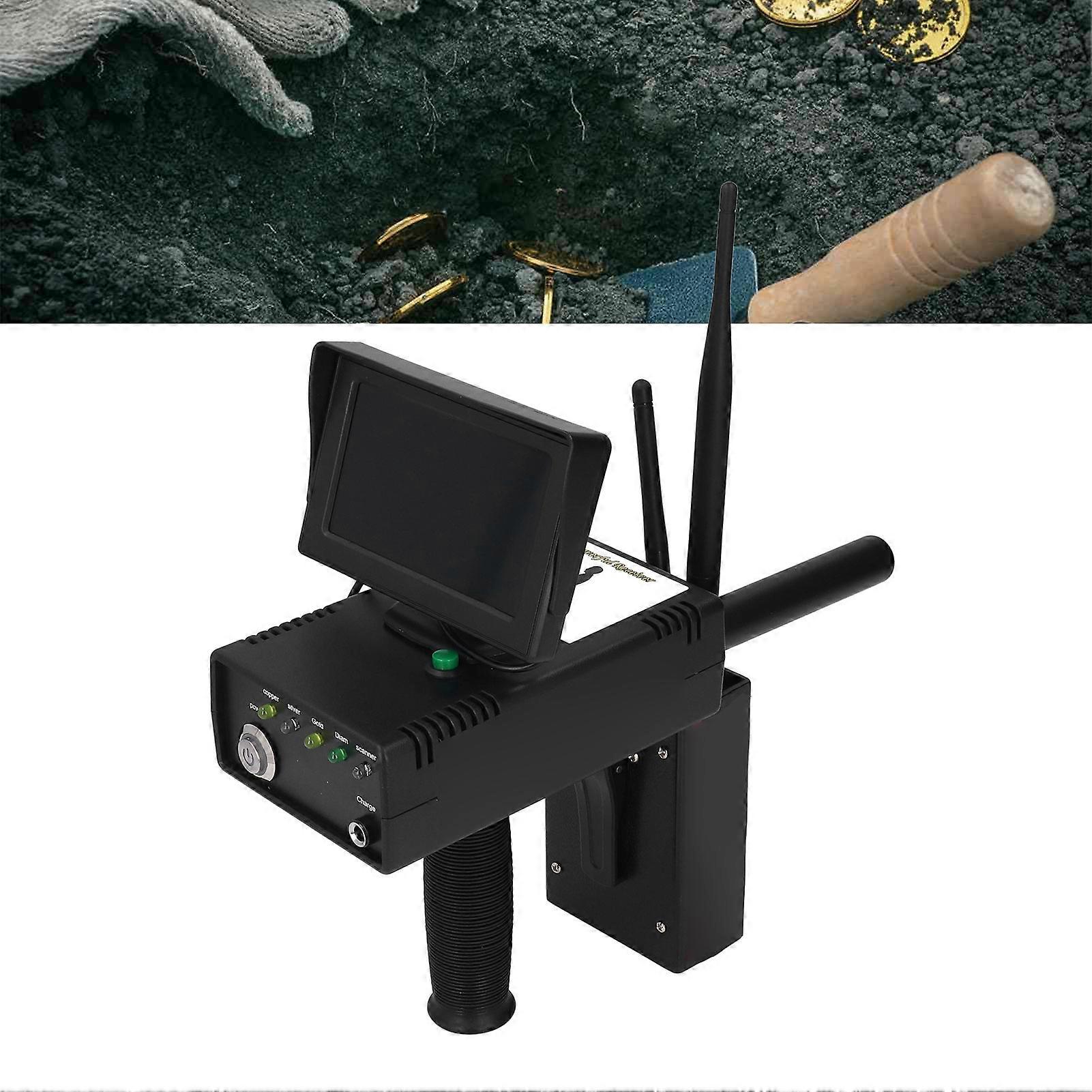 Handheld Metal Detector High Accuracy Transmitter Receiver Metal Scanner Set