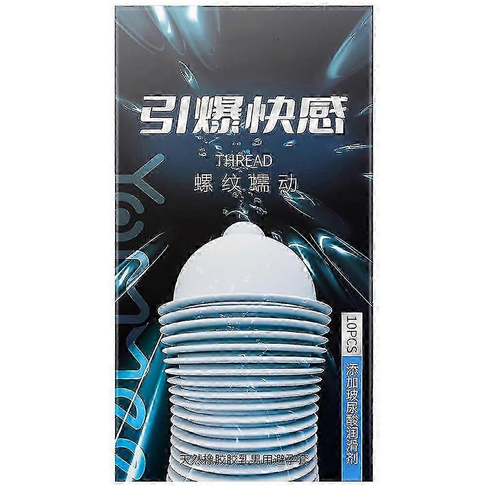 10pcs Big Particles Condom Soft Latex Condom Long Lasting Lubricated Condom