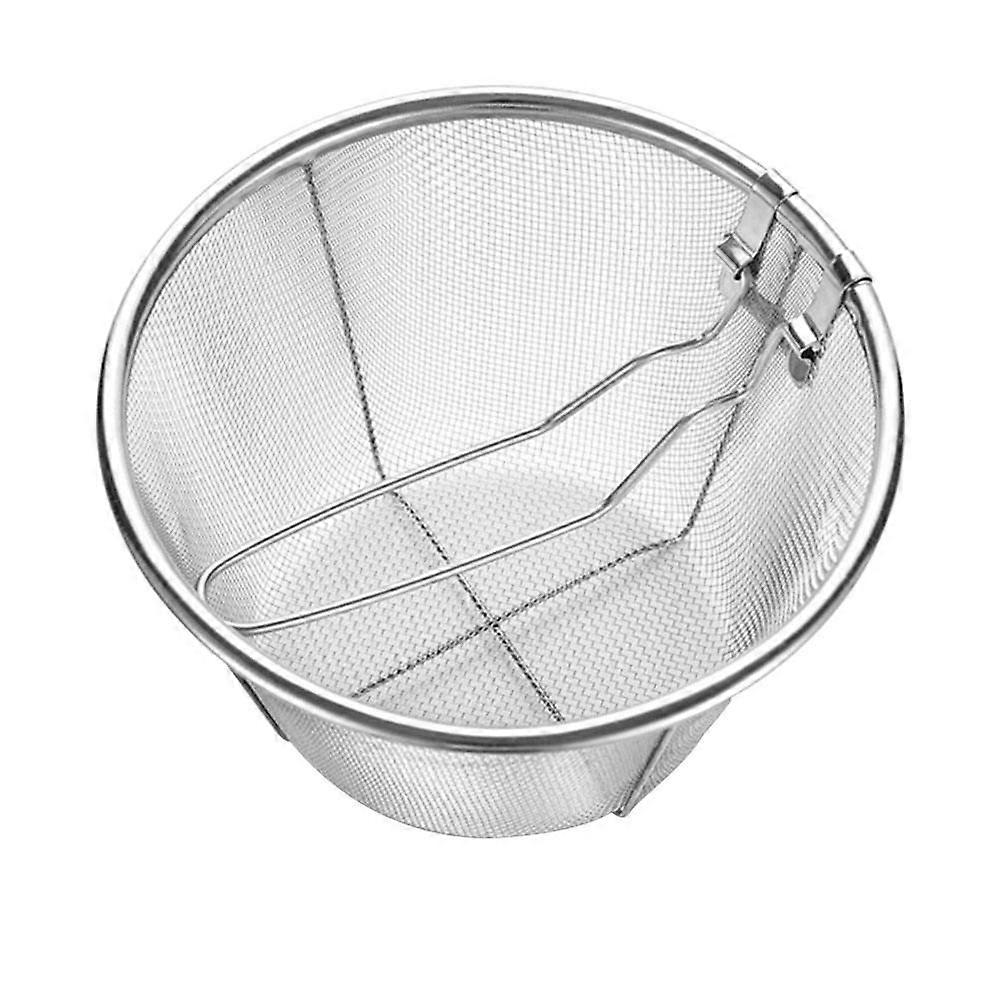 Non Stick Fry Basket Strainer for Chips, Vegetables & Meats – Ergonomic Handle, Portable Kitchen Essential for Home Cooking