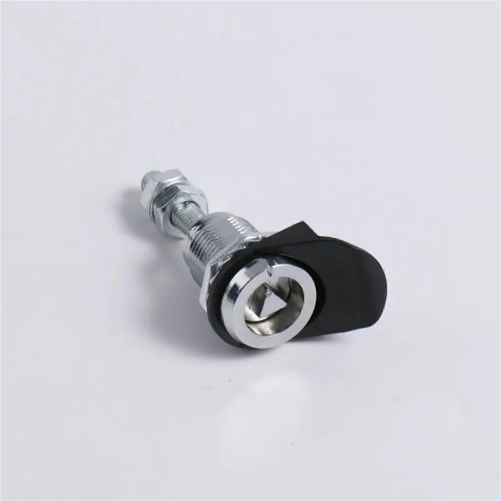 Triangular Tongue Lock Invisible For Interior Doors, Mailboxes, Metal Cabinets, Gym Lockers, Closets, One Size, White, 1 Piece