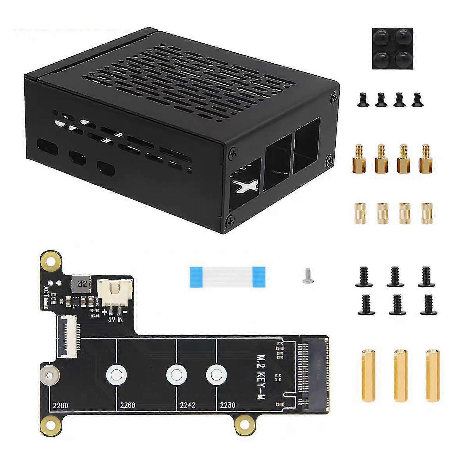 Scheda di espansione SSD X1001 PCIE a M.2 Key-M NVMe Custodia Dissipatore di calore opzionale