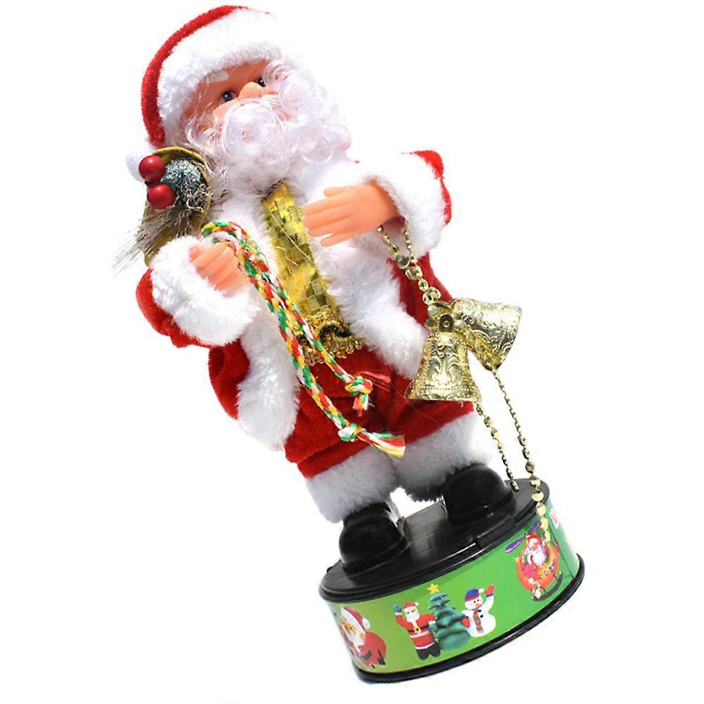 Christmas- Accessory with Rotating Santa Doll, Enhances Holiday Atmosphere