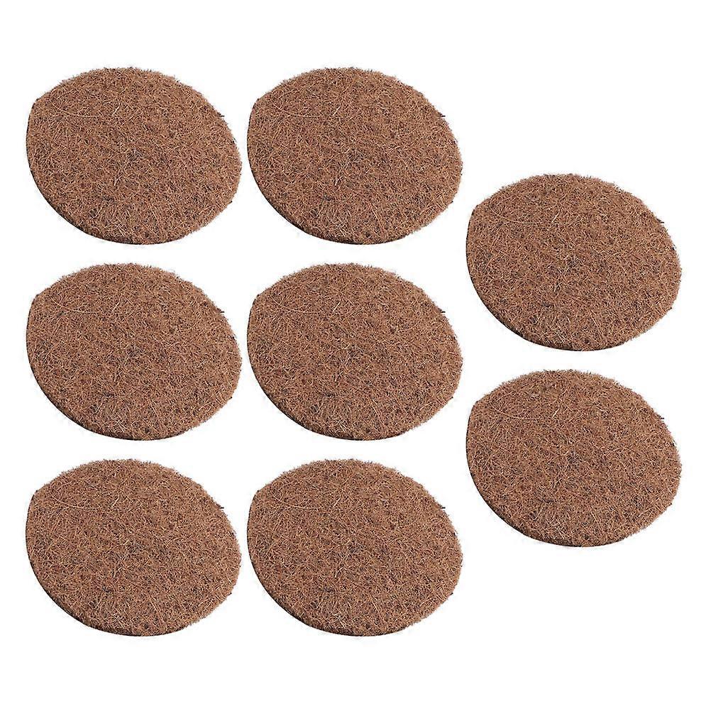 Natural Pet Mat 8Pcs Dark Brown Bird Breeding Nest Mats Perfect for Egg Factory Offering Scratch Resistant Safety