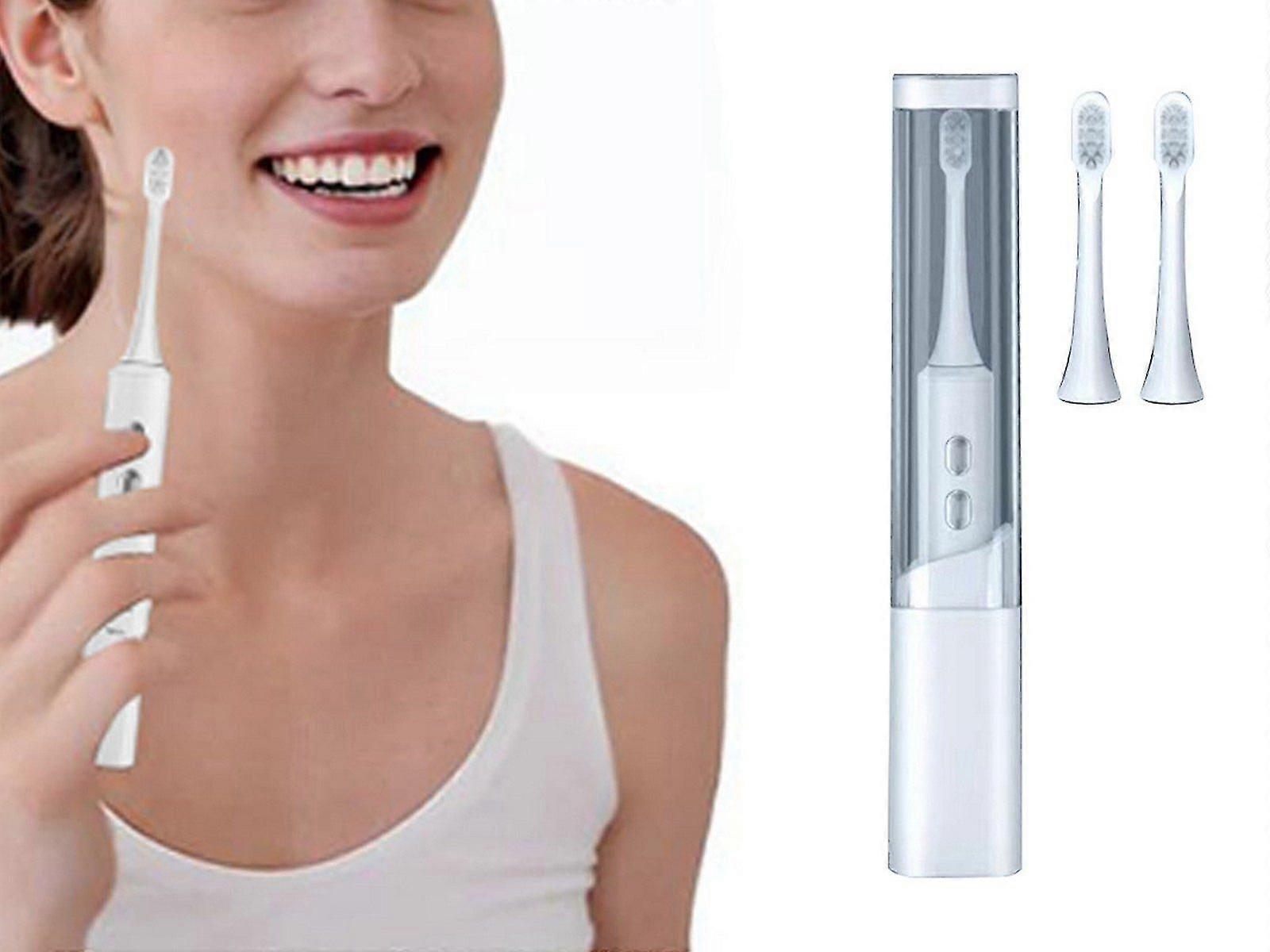 Travel Electronic Toothbrush with Ultraviolet Disinfection Function Case - White