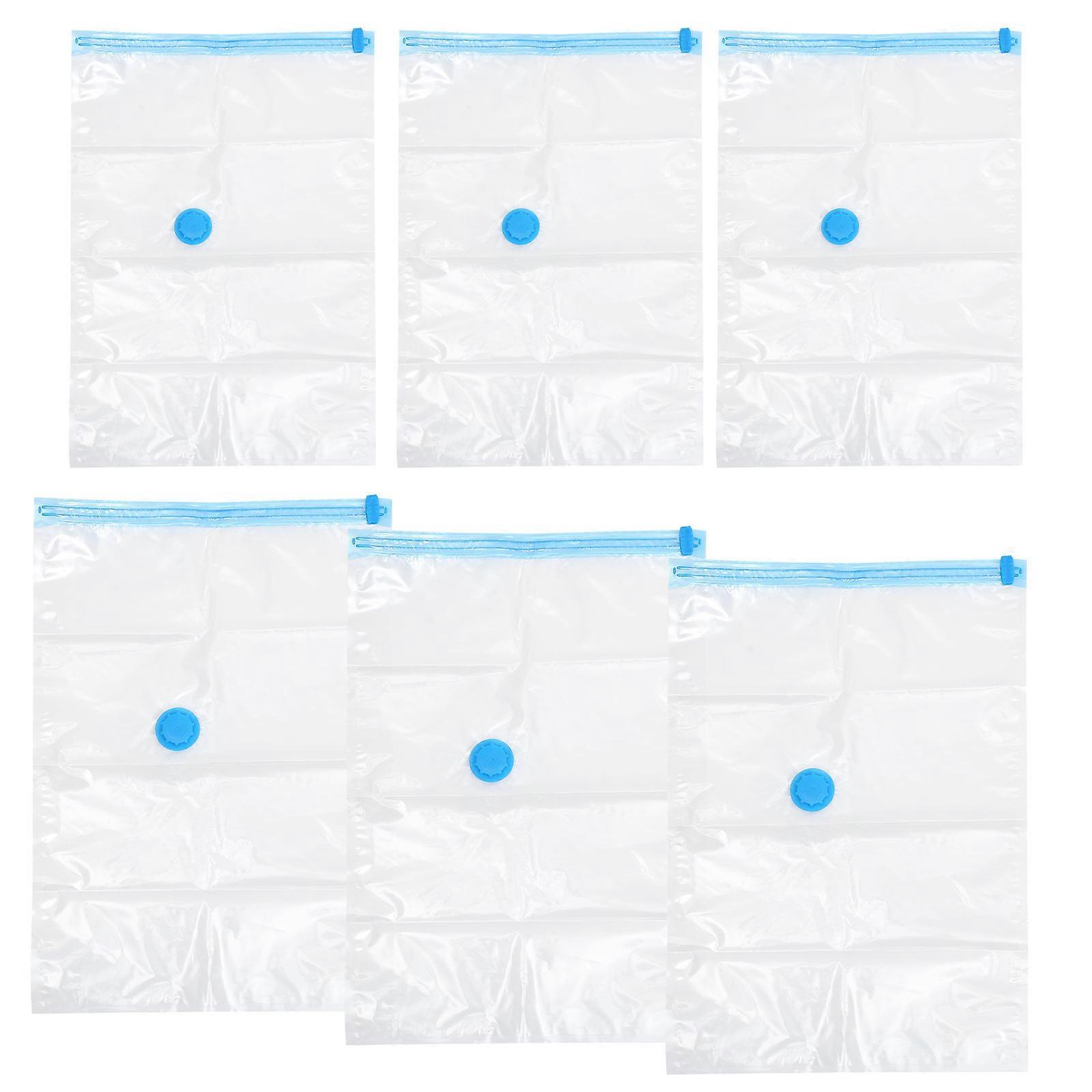 Vacuum Storage Bags Set with Hand Pump for Clothes Bedding Compression Space Saving Home Organization