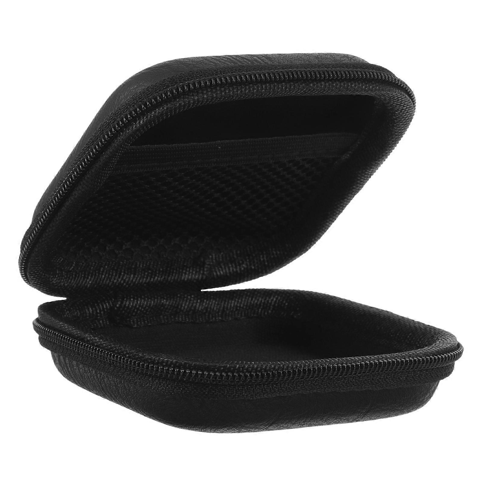 Electronic Organizer Travel Case For Charging Black Soft PU Material 1Pack