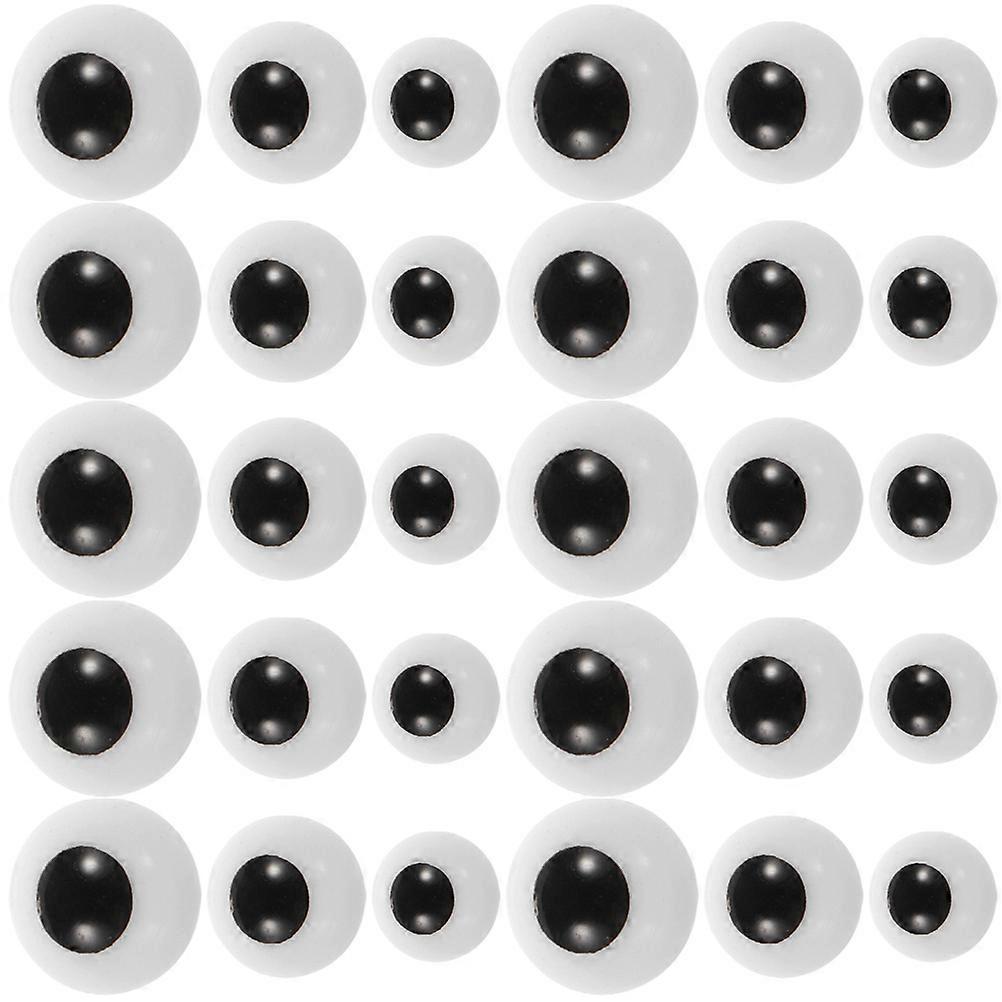 Plastic Fake Eyes for DIY Craft and Halloween Decor Assorted Color 10mm 12mm 14mm