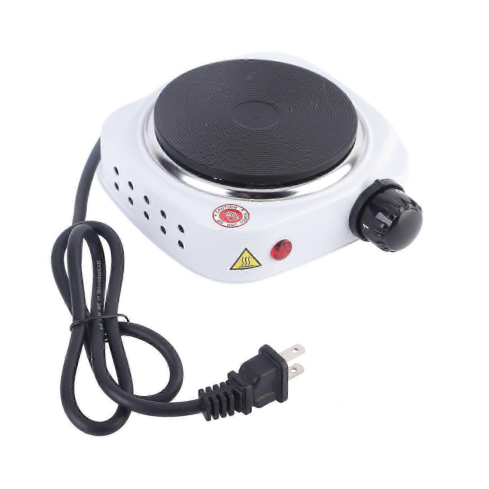 Multifunctional 500W Electric Hot Plate Mini Stove Portable Heater for Small Spaces