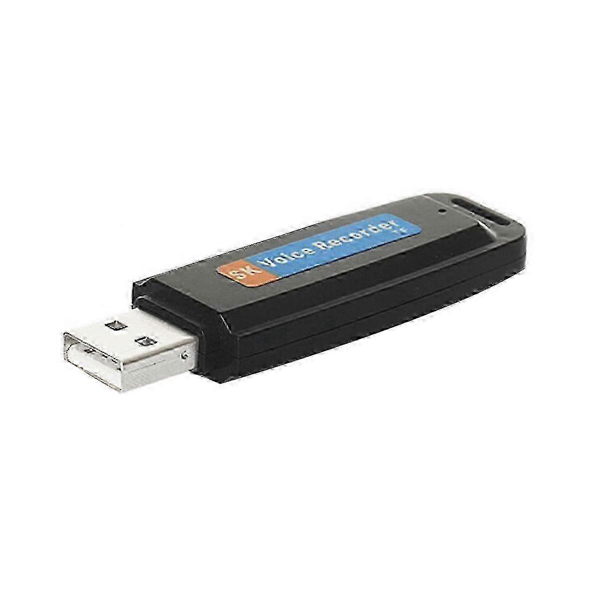 Portable Digital Voice Recorder with USB Flash Drive Function & Hi-Fi Audio Quality - Supports up to 32GB Memory Card (Black) for All Brands