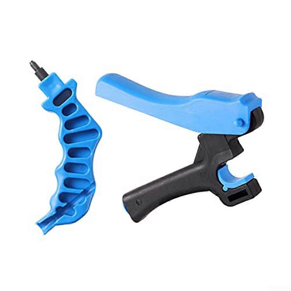 Garden Drip Tubing Hole Puncher Tool Set Professional Irrigation System Installation Equipment With Accessory Inserter Blue