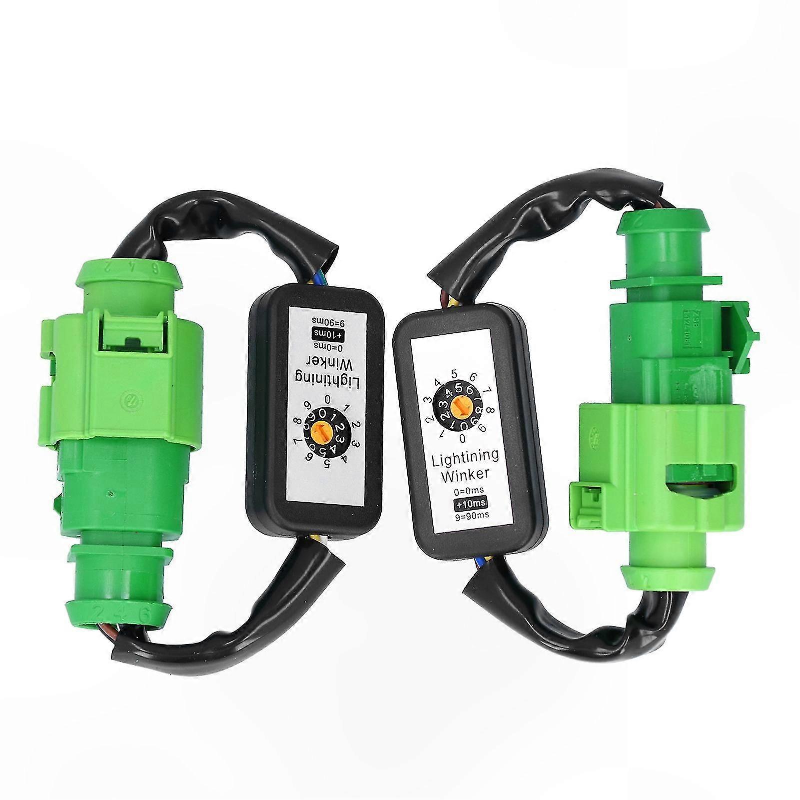 Dynamic LED Tail Light Adapter Harness for Blinker Module Compatibility with Select Sedan Models 2013-2016