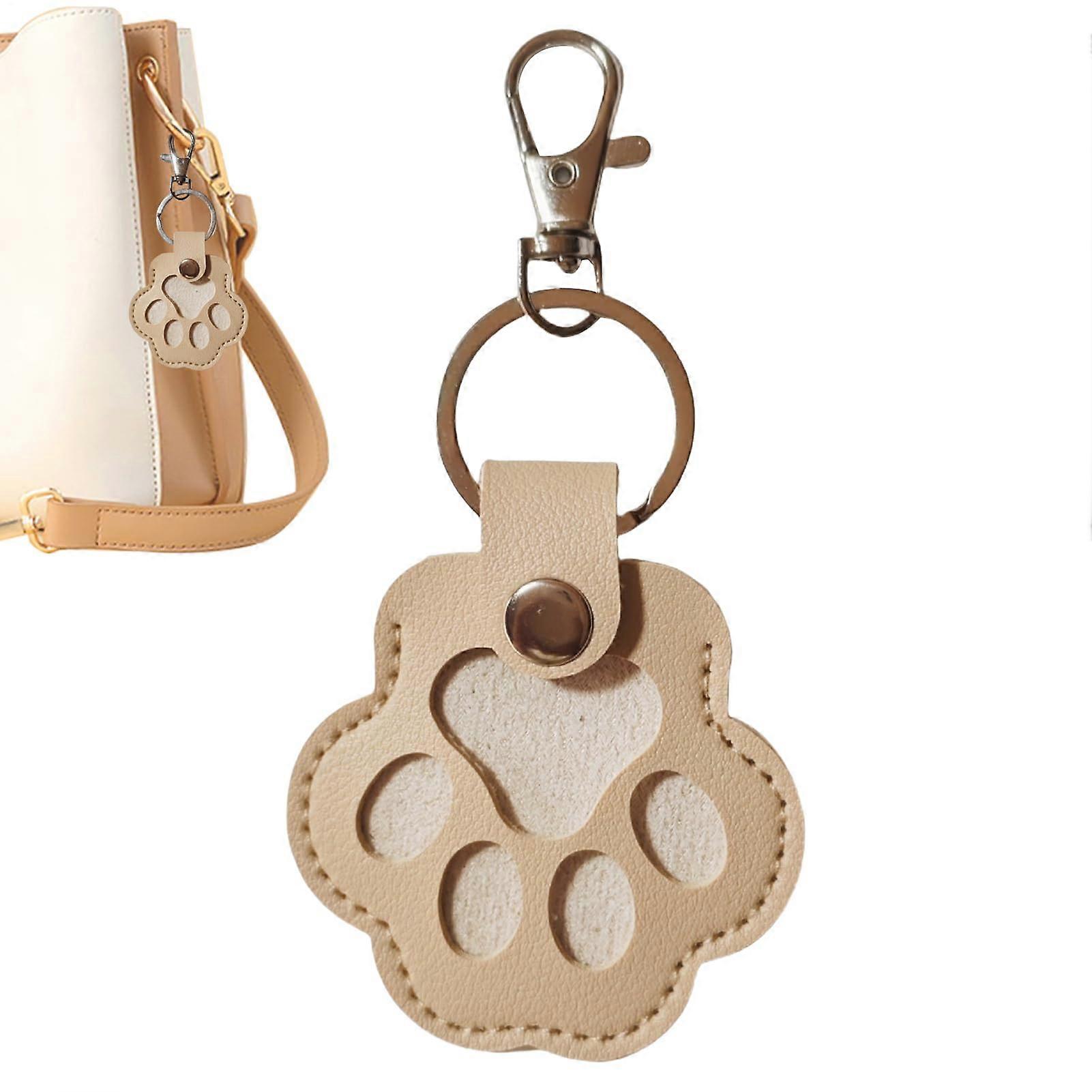 Hair Collector Keychains, Pet Hair Collector Keychains, Keepsake Pendant Charm Storage Wallet Phone, Apricot