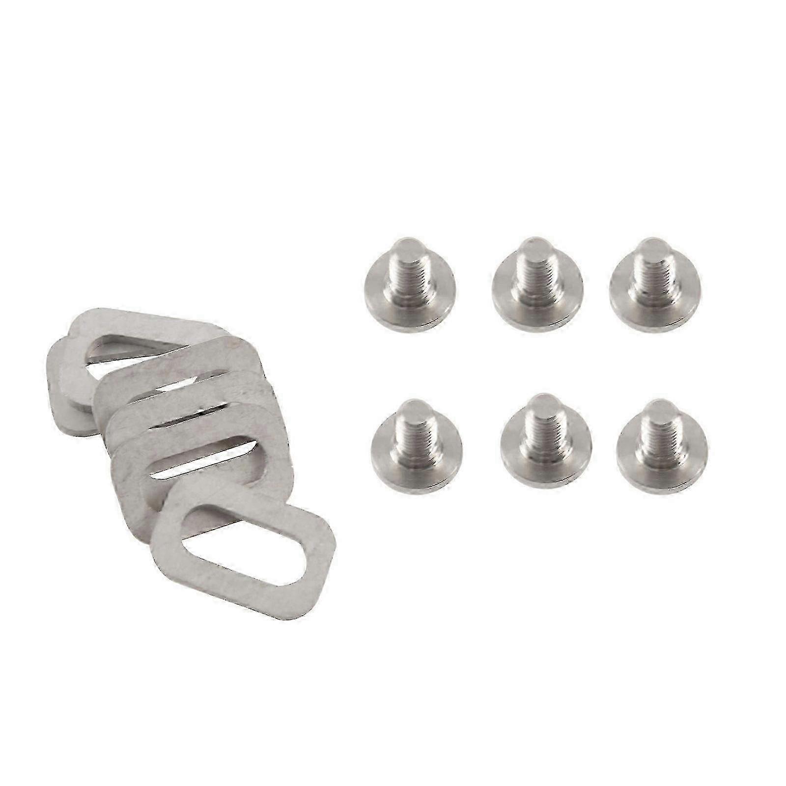 6Pcs Titanium Alloy Bolts Spacer for LOOK KEO Bicycle MTB Road