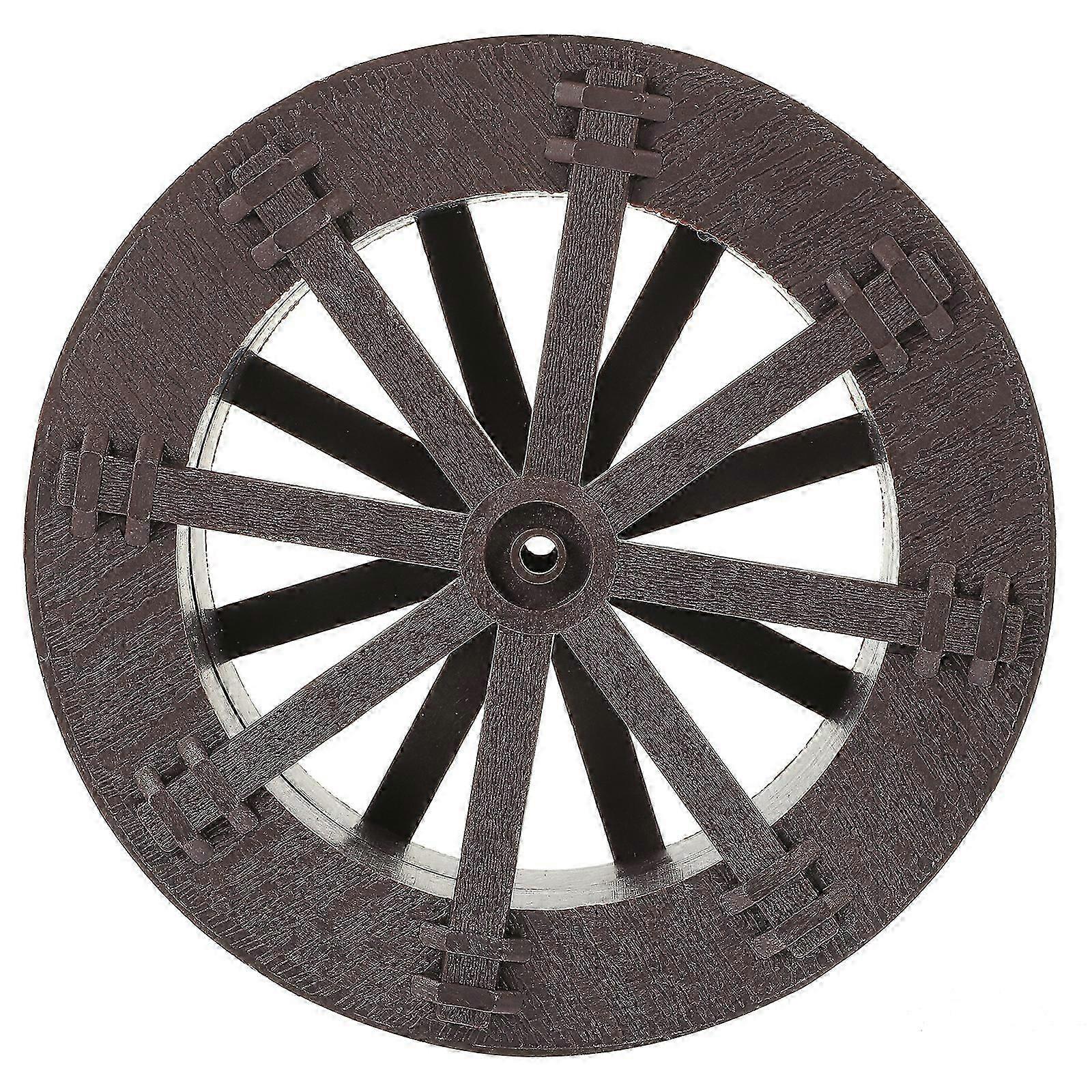 DIY Waterfall Fountain Accessory Water Wheel with Axle Scene Layout Decor