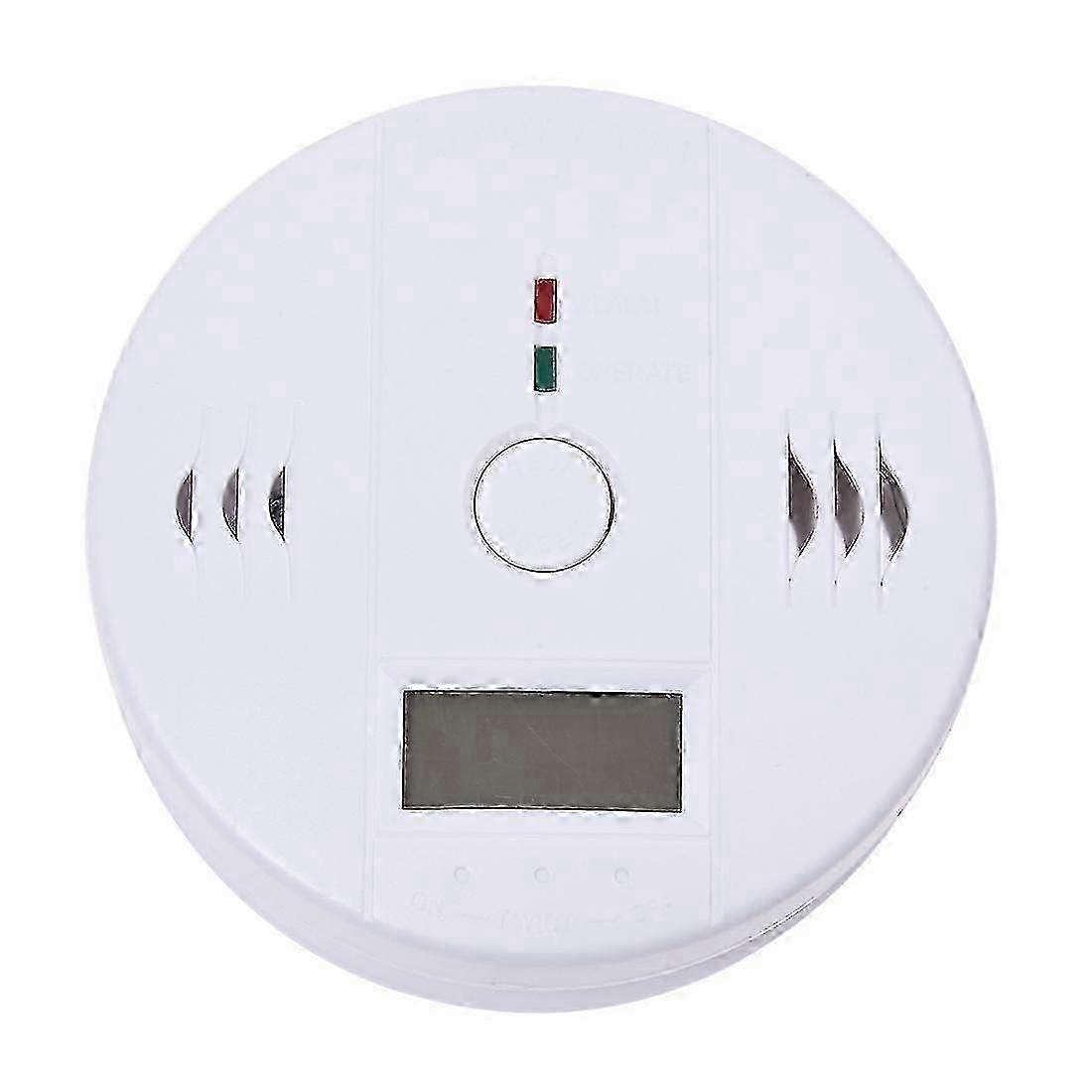 Carbon Monoxide Detector, LCD Display, Battery Powered, Alarm Sensor