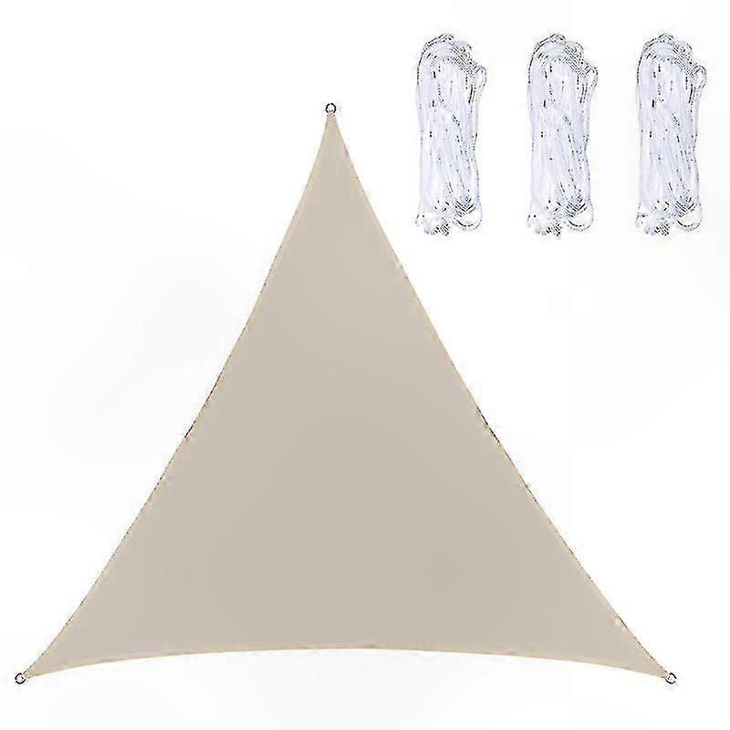 2m x 2m x 2m Triangle Shade Sail for Garden and Patio Use