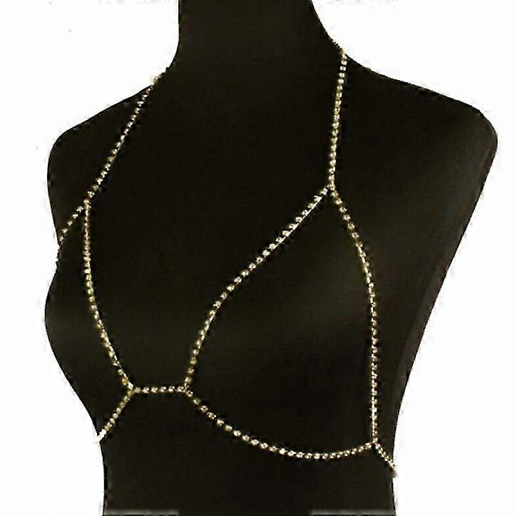 שרשרת גוף סקסית שרשרת חזה חזה לחופשת חוף נשית