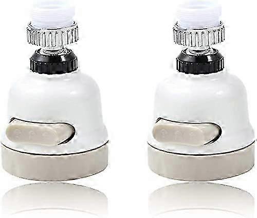 Set of 2 Movable Kitchen Faucet Heads, Water Saving Faucet Aerator, 360 Rotation Faucet Aerator, Anti-Splash Faucet Nozzle with Filter