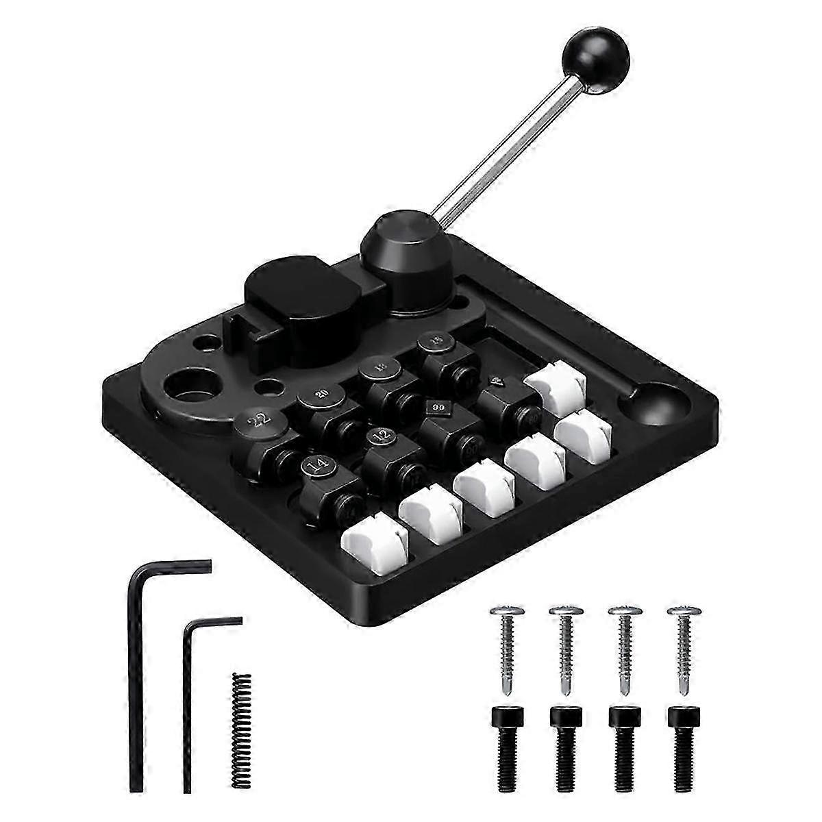 Ring Bender, Ring Bending Tool for Spoon Ring Making, with Nylon Dies for Metal Pattern. Diameter 12-22Mm Ring Bender