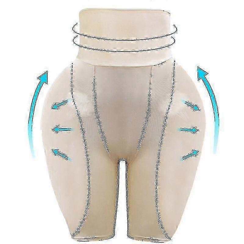Silicon Butt Pads Lifter Chiloti, Burete căptușite femei Cap la cap Hip Up căptușit Enhancer de control căptușite Chiloti Boyshorts pentru femei
