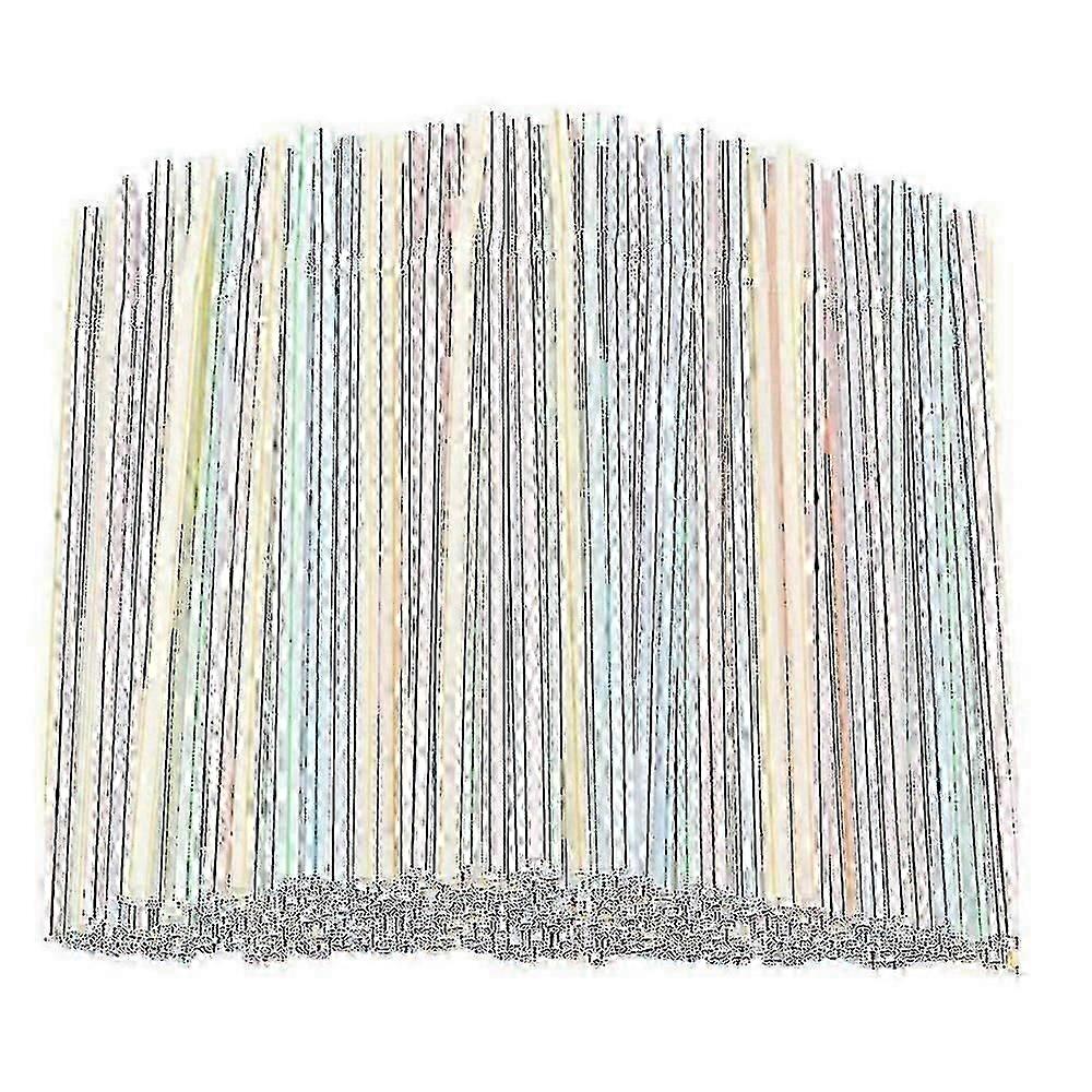 1000pcs Eco-Friendly Plastic Drinking Straws - Safe, Flexible & Reusable Drinking Straws for Beverages