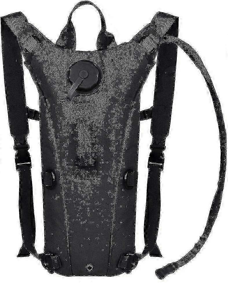 Tactical Water Hydration Pack, Camel Backpack, 3L Water Bladder Backpack, Leakproof for Running Cycling Hiking